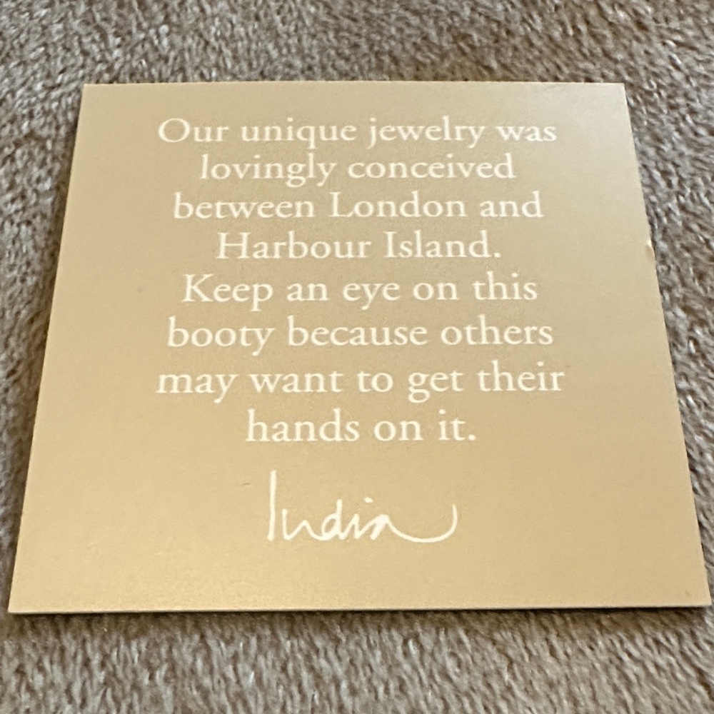 Discontinued India Hicks Legacy Letter Necklace Sterling Silver "E" - Picture 5 of 5